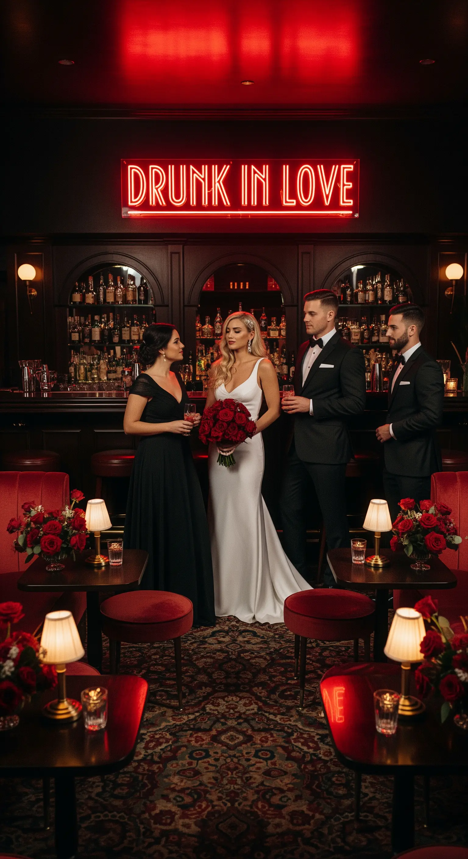 Scritta al neon rossa 