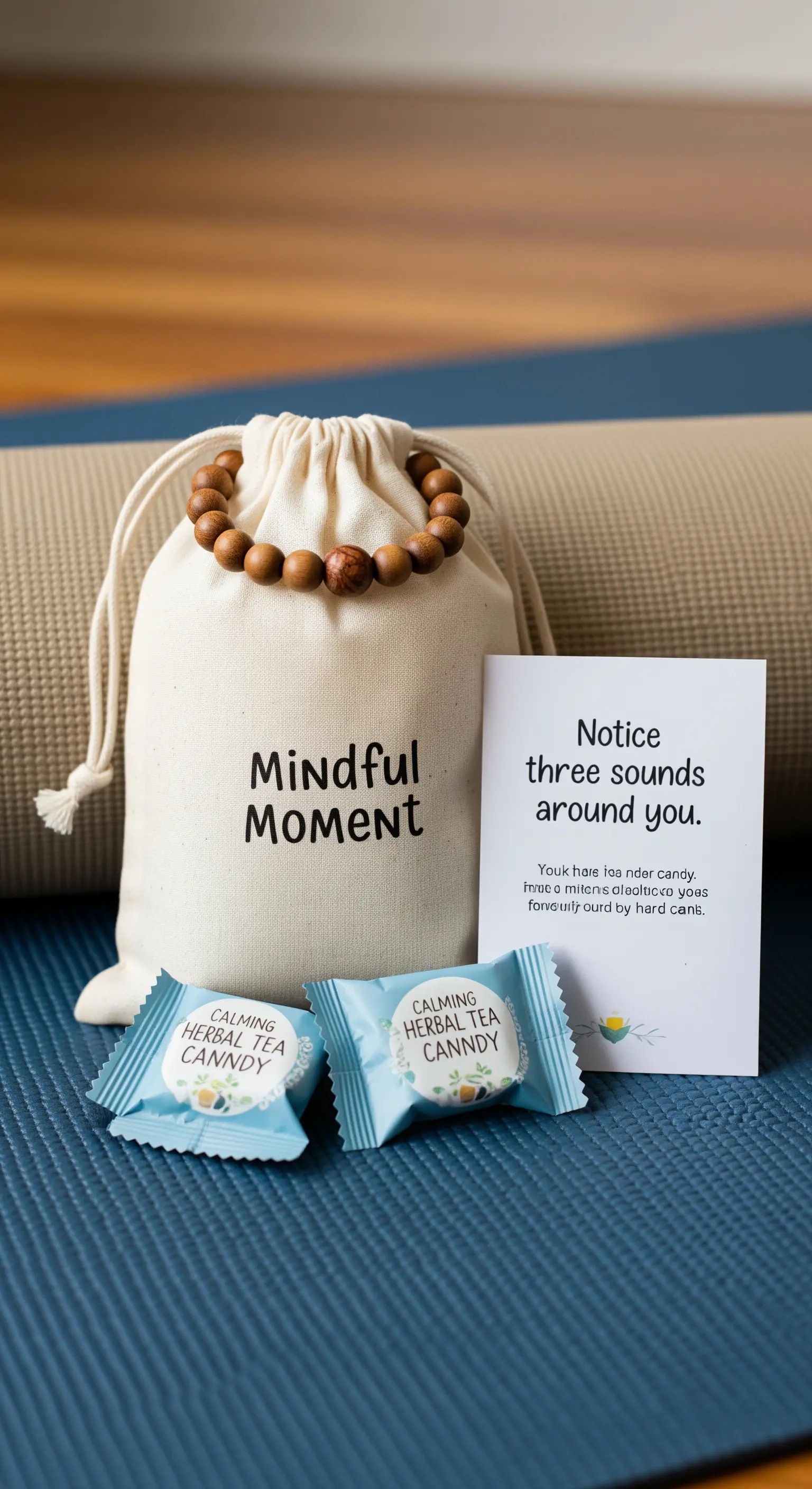 Sacchetto in tela con scritta 