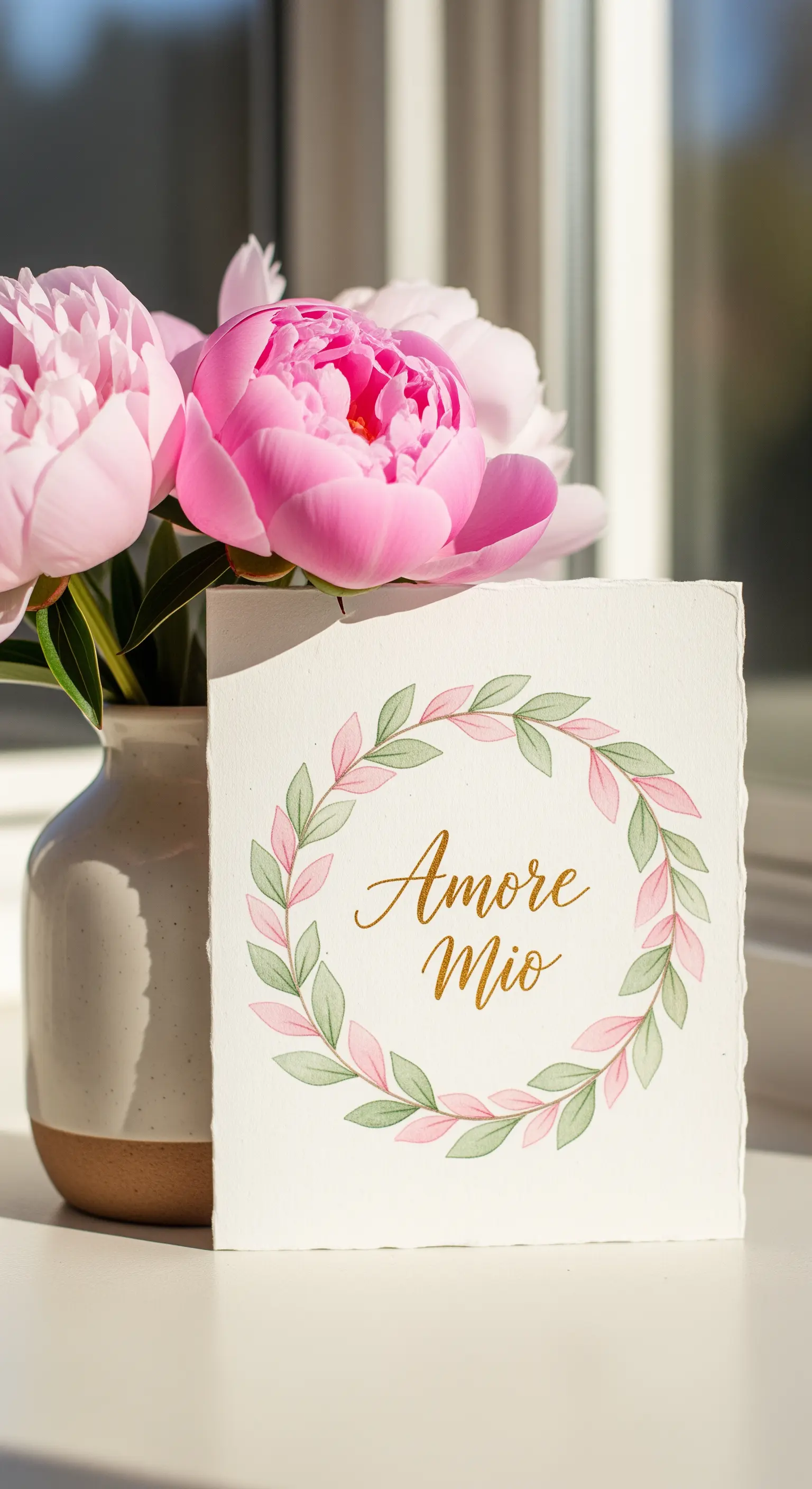 Biglietto d'auguri con scritta 